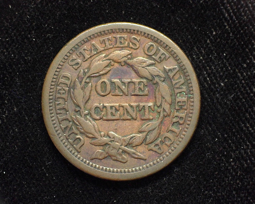 1848 Large Cent Draped Bust VF - US Coin