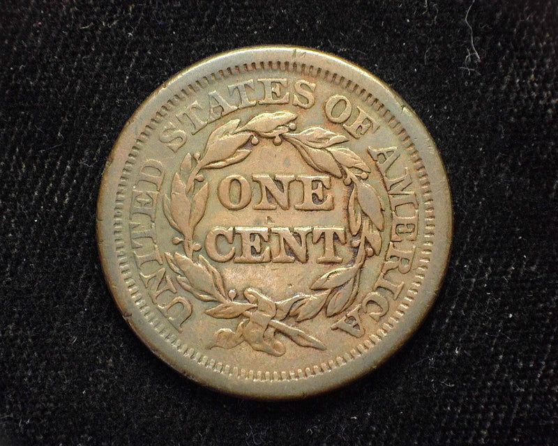 1850 Large Cent Draped Bust VF - US Coin