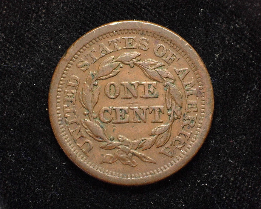 1851 Large Cent Draped Bust XF - US Coin