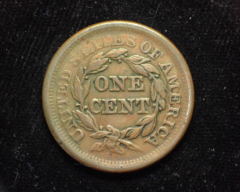 1853 Large Cent Draped Bust XF - US Coin