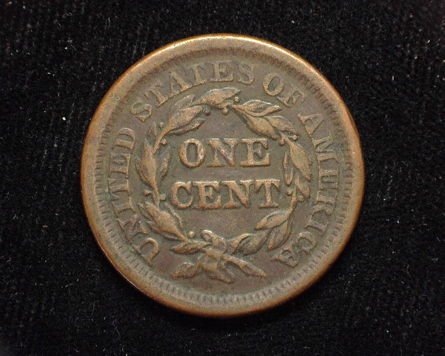1854 Large Cent Draped Bust VF - US Coin
