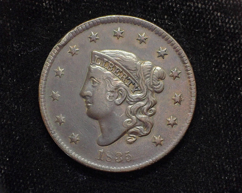 1835 Classic Head Large Cent Small 8 small stars. XF - US Coin