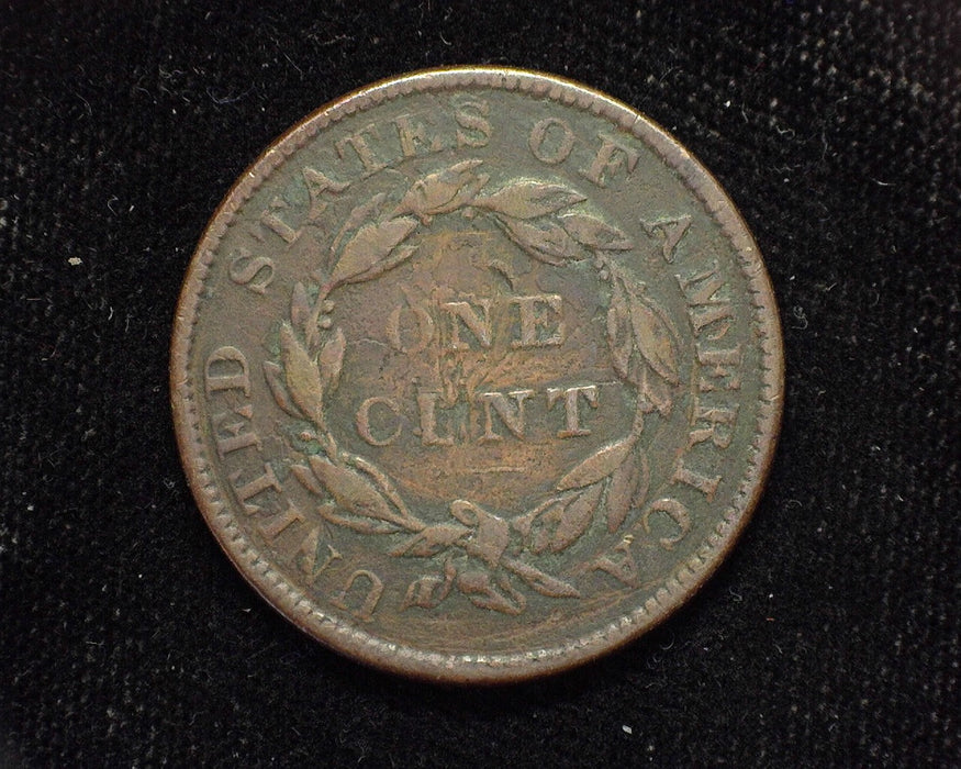 1836 Large Cent Draped Bust VG - US Coin