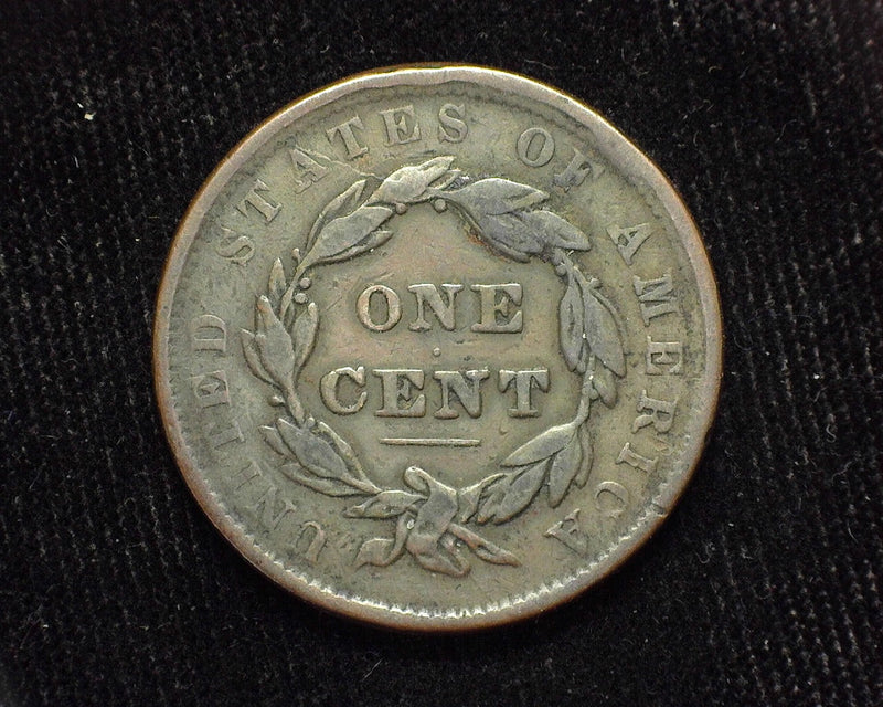 1837 Classic Head Large Cent Small letters. F - US Coin