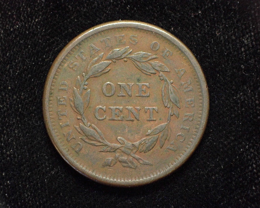 1839 Large Cent Draped Bust Silly head. VF - US Coin