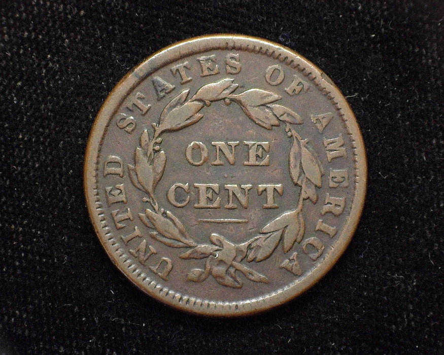 1839 Large Cent Draped Bust Matron modified. VF - US Coin