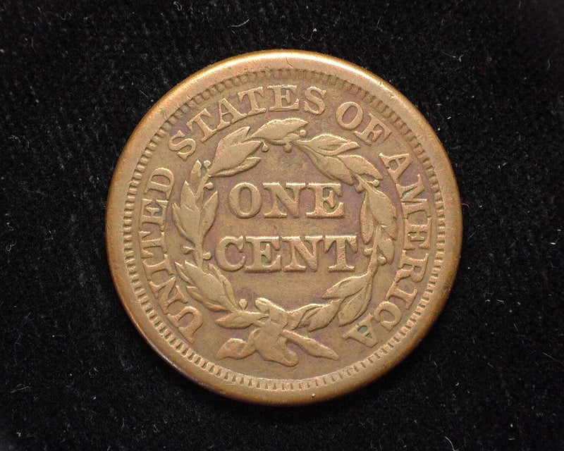 1856 Large Cent Draped Bust Upright 5. F/VF - US Coin