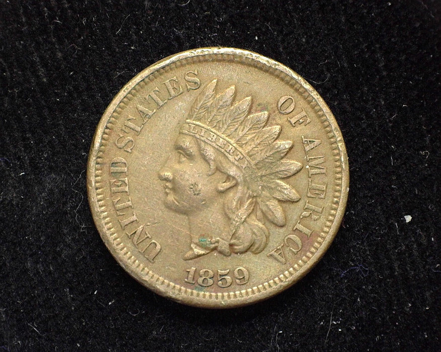 1859 Indian Head Penny/Cent Small dig XF - US Coin