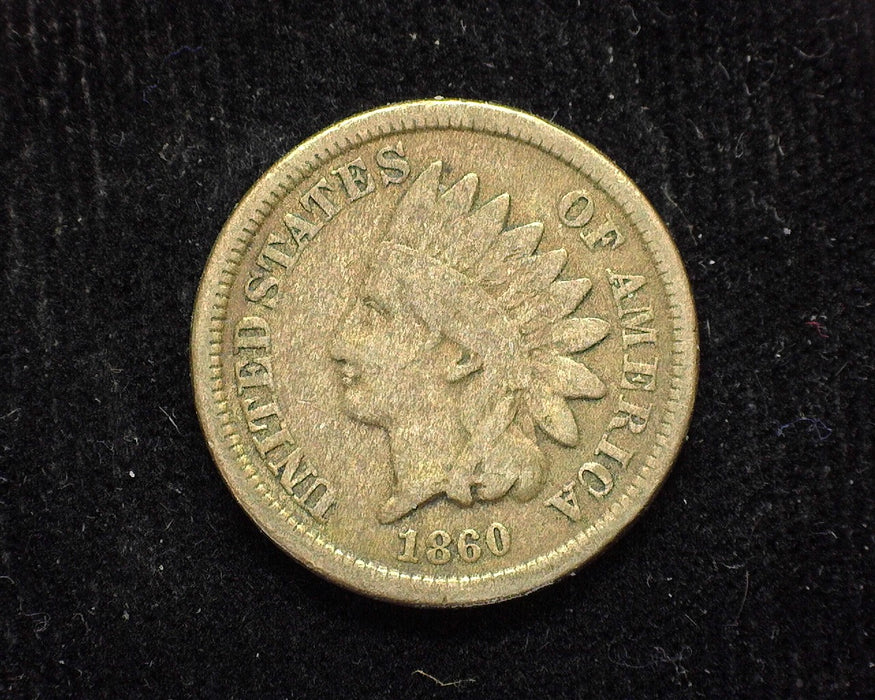 1860 Indian Head Penny/Cent VG - US Coin