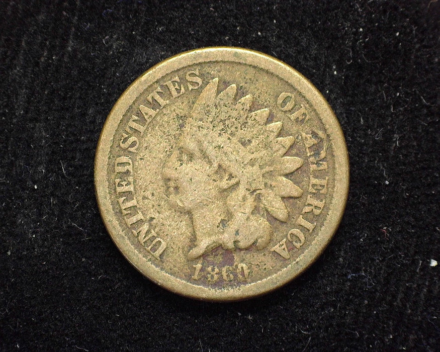 1860 Indian Head Penny/Cent Round bust Filler G - US Coin