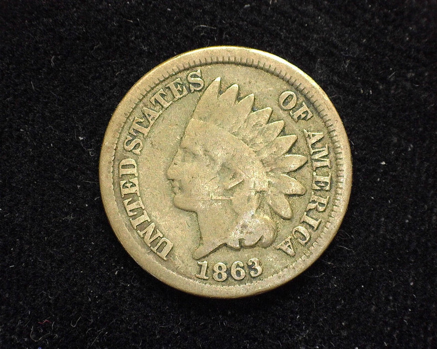 1863 Indian Head Penny/Cent G - US Coin