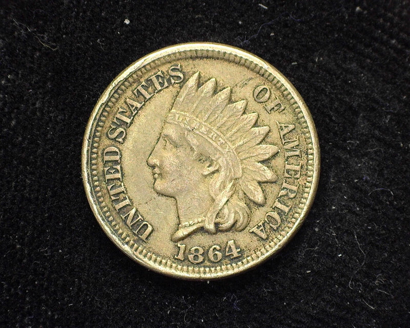 1864 Indian Head Penny/Cent Copper Nickle VF - US Coin