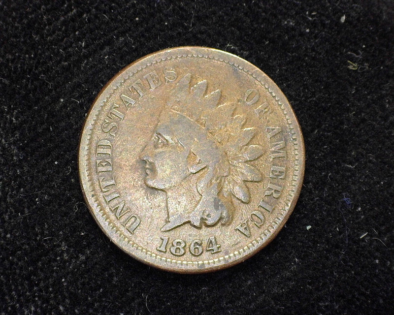 1864 L Indian Head Penny/Cent VG - US Coin