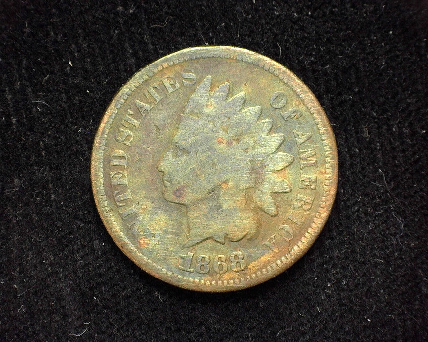 1868 Indian Head Penny/Cent G Abrasions on face. - US Coin