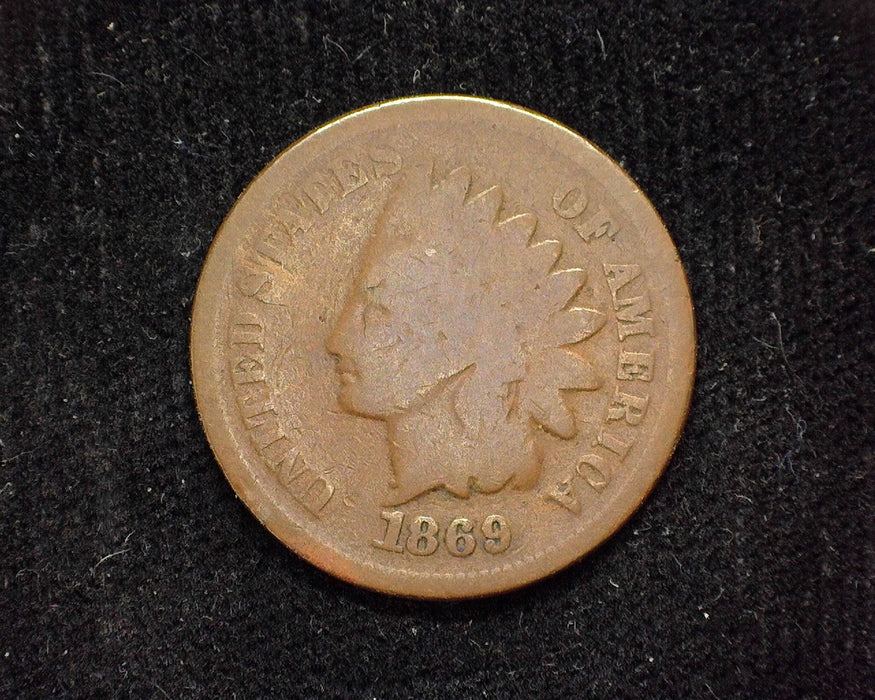 1869 Indian Head Penny/Cent G - US Coin