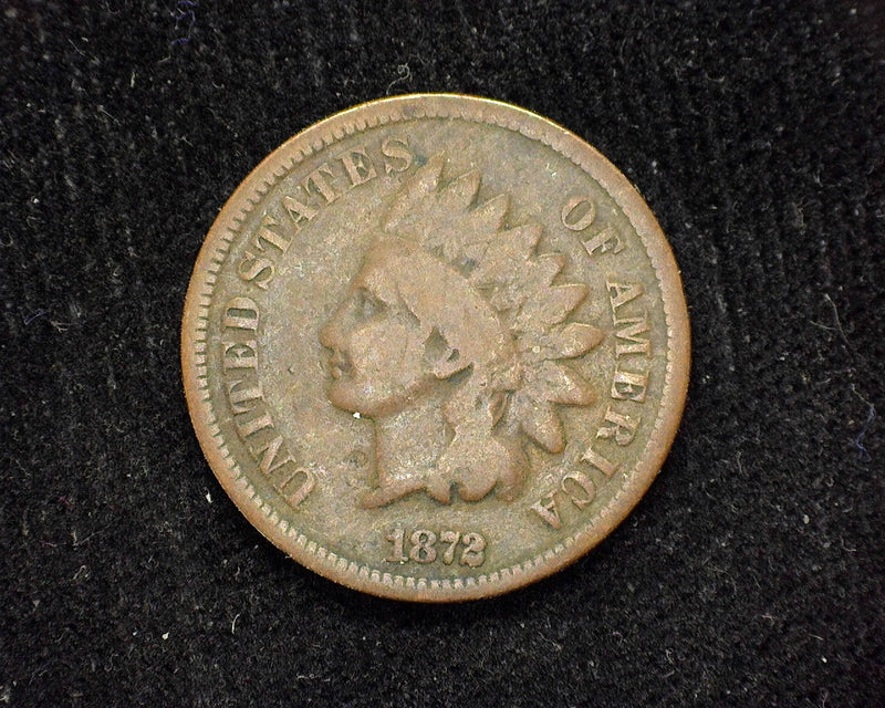 1872 Indian Head Penny/Cent G - US Coin