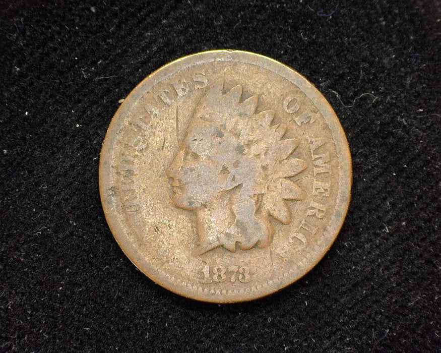 1873 Indian Head Penny/Cent G Closed 3 - US Coin