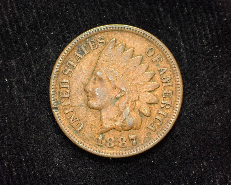 1887 Indian Head Penny/Cent VF - US Coin