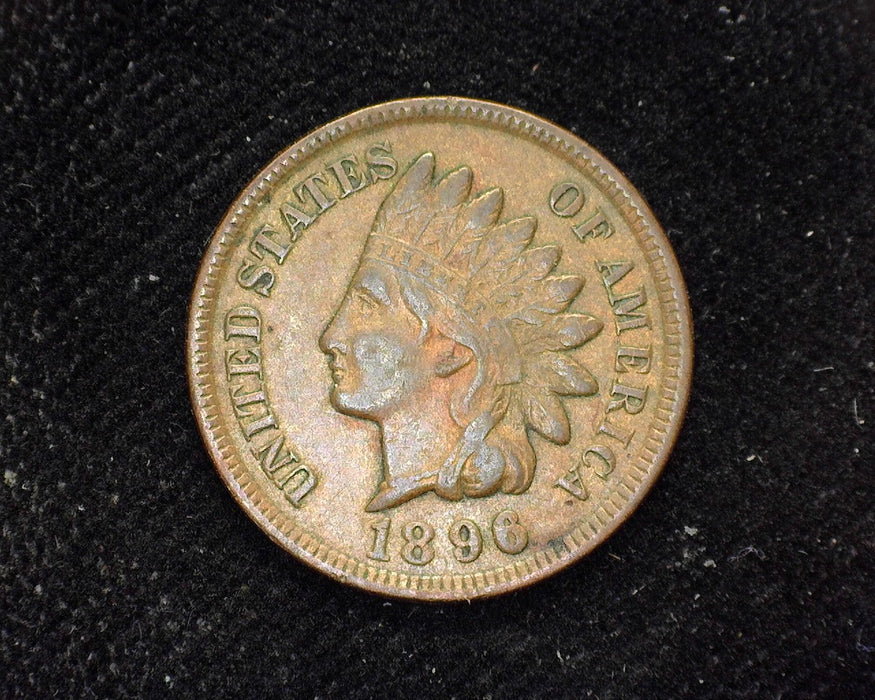 1896 Indian Head Penny/Cent XF - US Coin