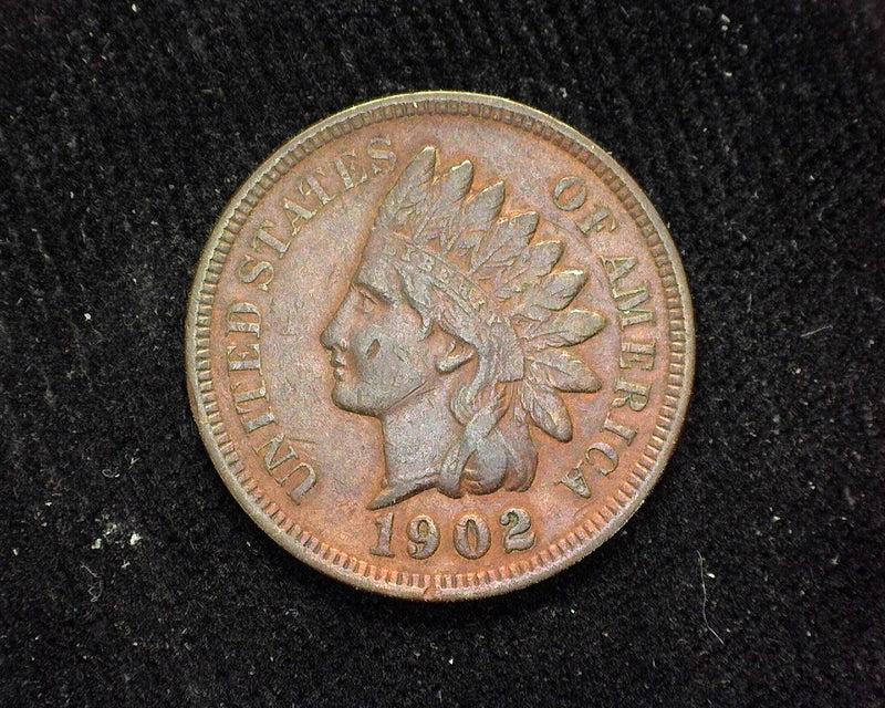 1902 Indian Head Penny/Cent XF - US Coin