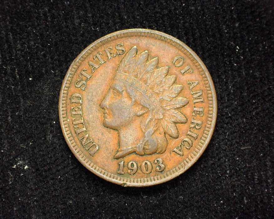 1903 Indian Head Penny/Cent XF - US Coin
