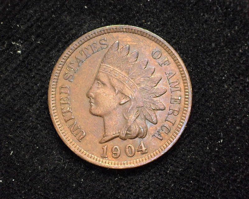 1904 Indian Head Penny/Cent AU - US Coin