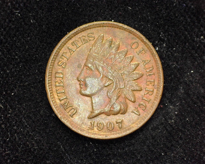1907 Indian Head Penny/Cent XF - US Coin