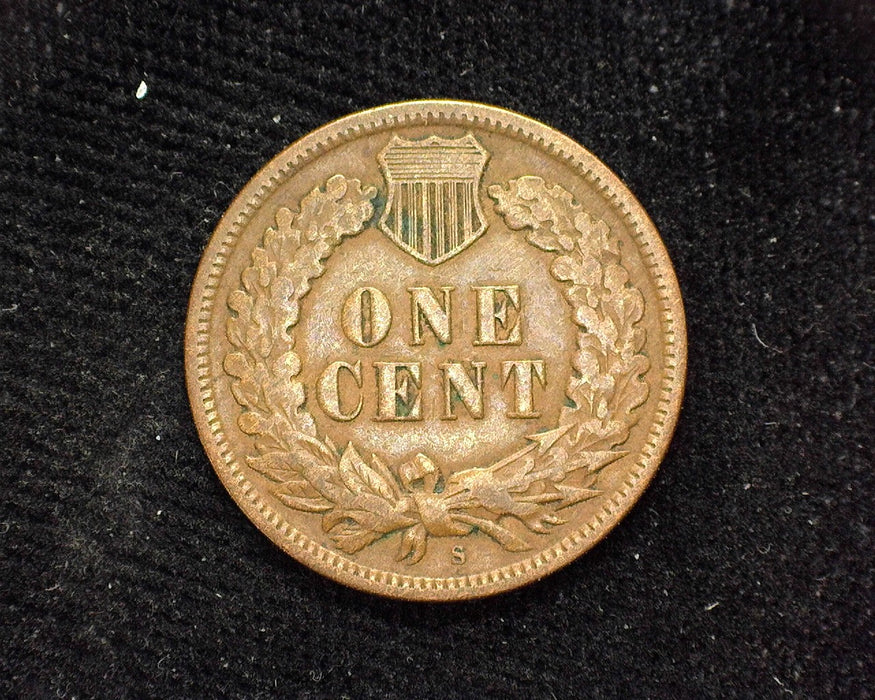 1909 S Indian Head Penny/Cent F - US Coin