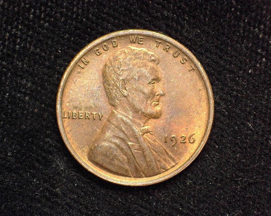 1926 Lincoln Wheat Penny/Cent UNC Red & Brown - US Coin
