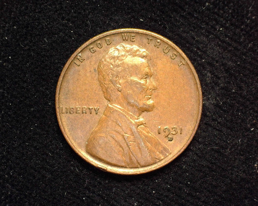 1931 D Lincoln Wheat Penny/Cent XF - US Coin