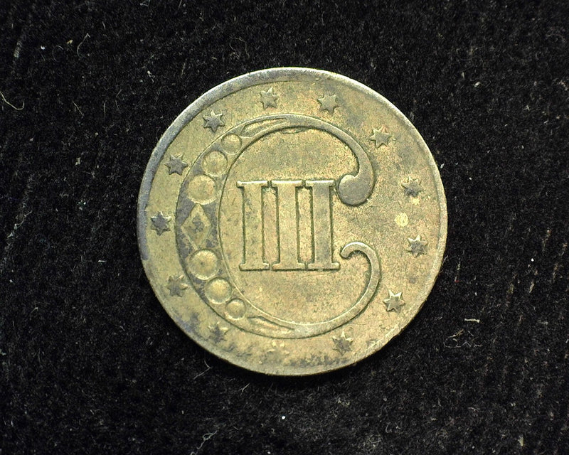 1853 Three Cent Silver VF - US Coin