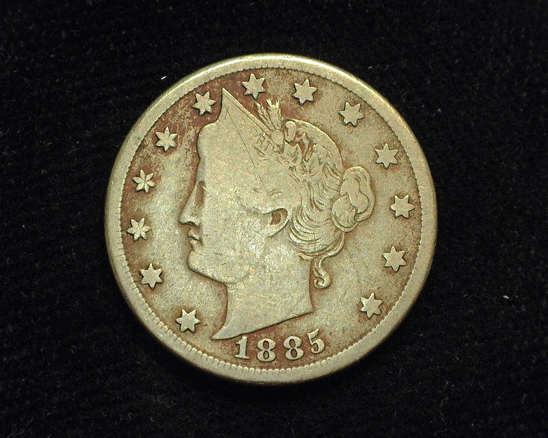 1885 Liberty Head Nickel About F - US Coin
