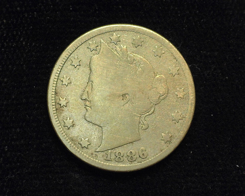 1886 Liberty Head Nickel VG - US Coin