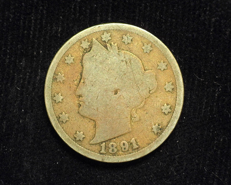 1891 Liberty Head Nickel AG - US Coin
