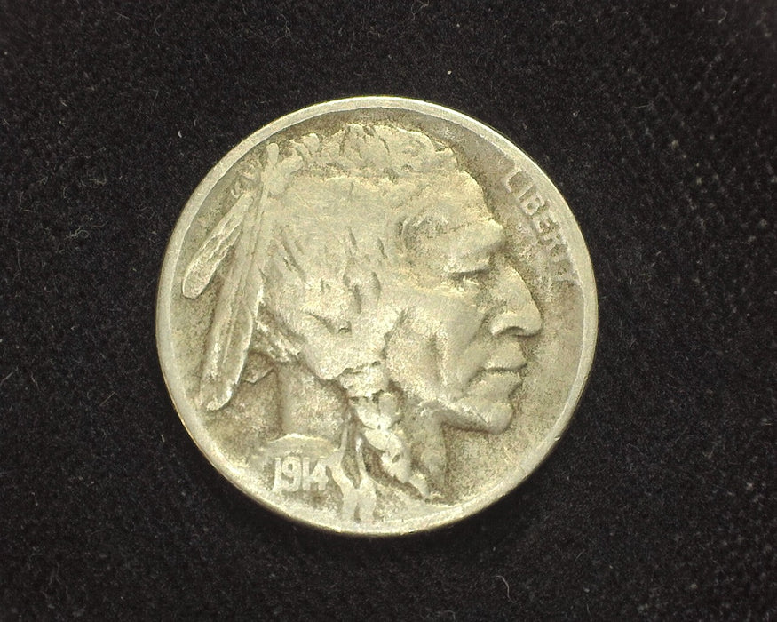 1914 D Buffalo Nickel F - US Coin