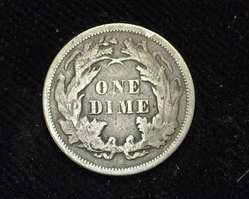 1872 Liberty Seated Dime VF - US Coin