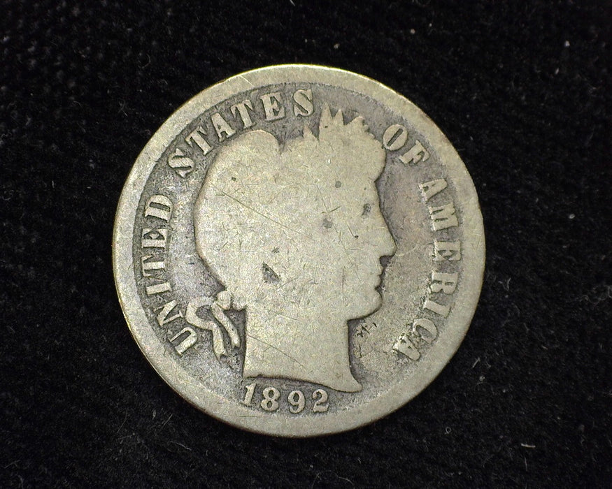 1892 S Barber Dime G - US Coin