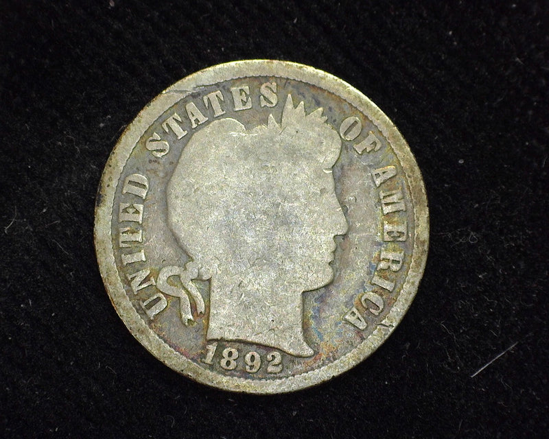 1892 Barber Dime G - US Coin