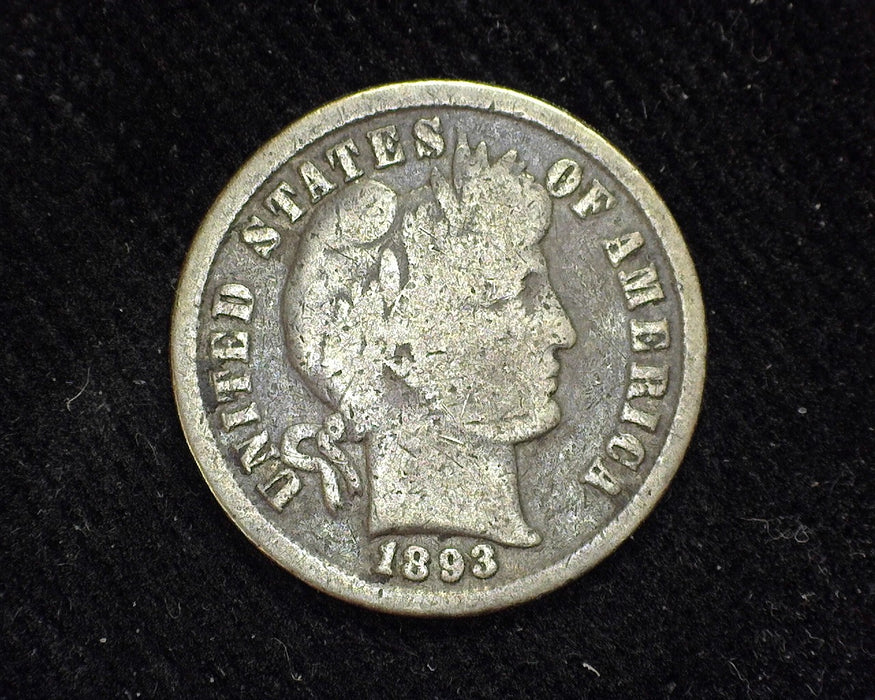 1893 Barber Dime G - US Coin