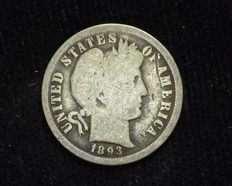 1893 O Barber Dime G - US Coin