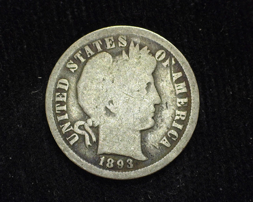 1893 O Barber Dime G - US Coin