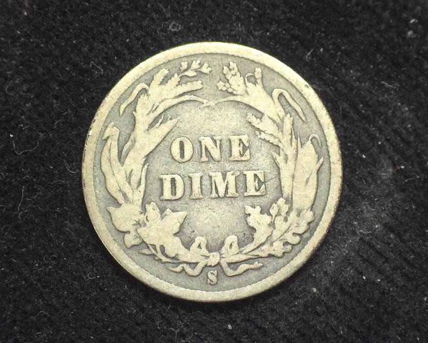 1898 S Barber Dime G - US Coin