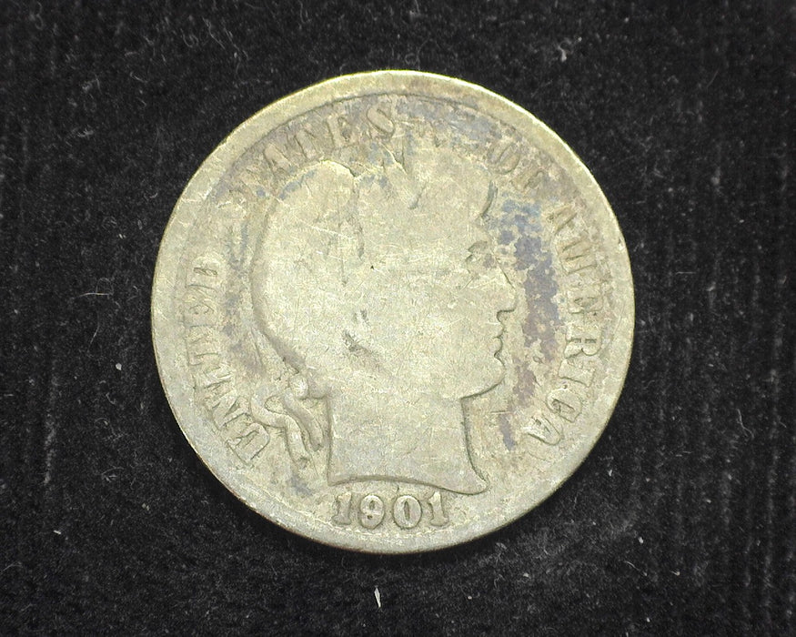1901 Barber Dime G - US Coin