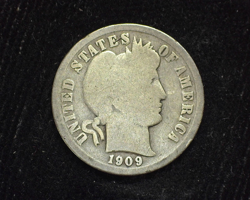 1909 S Barber Dime G - US Coin