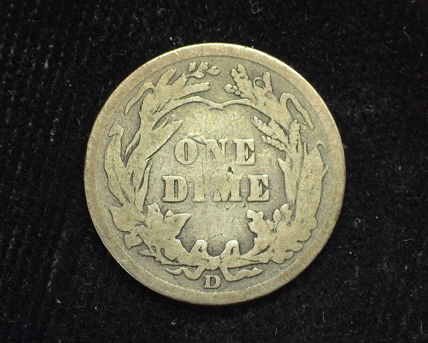 1909 D Barber Dime G - US Coin