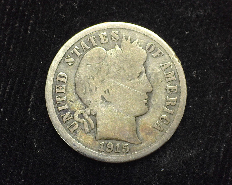 1915 S Barber Dime G - US Coin
