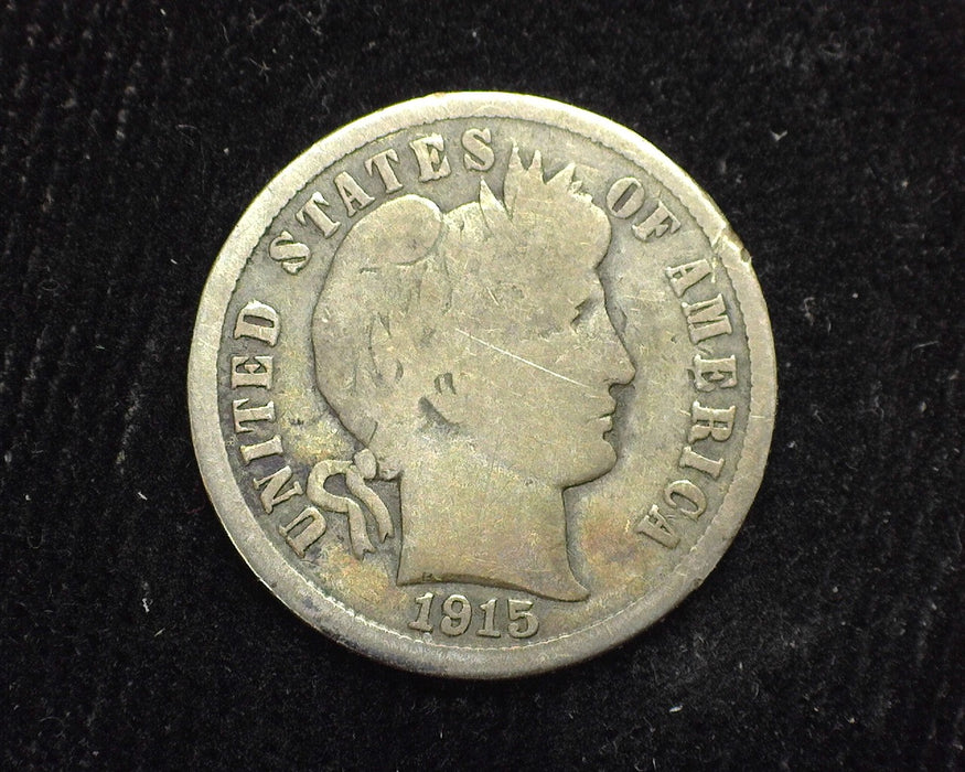 1915 S Barber Dime G - US Coin