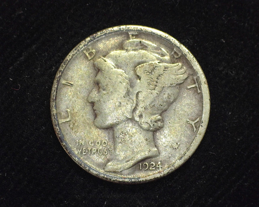1924 S Mercury Dime F - US Coin