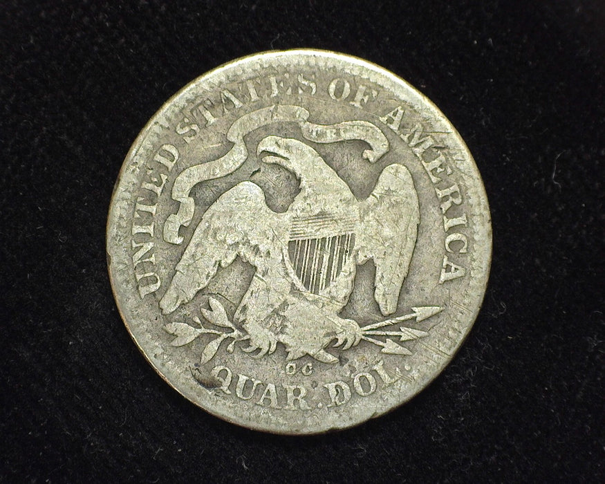1877 CC Liberty Seated Quarter VG - US Coin