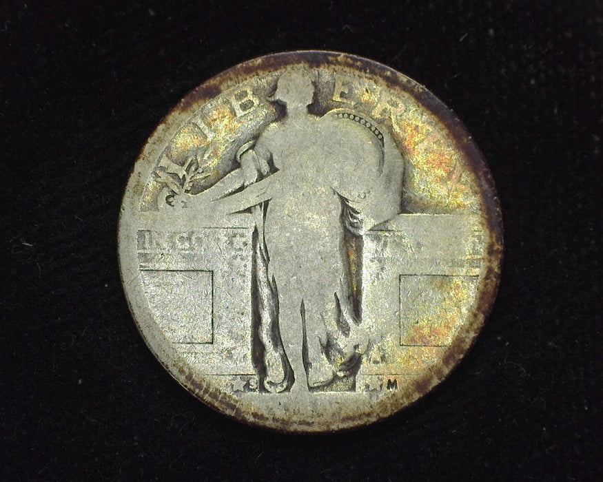 1917 S Type 1 Standing Liberty Quarter AG No date - US Coin